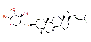 (22E)-24-Nor-5a-cholesta-7,22-dien-3b-ol 3-O-b-D-xylopyranoside